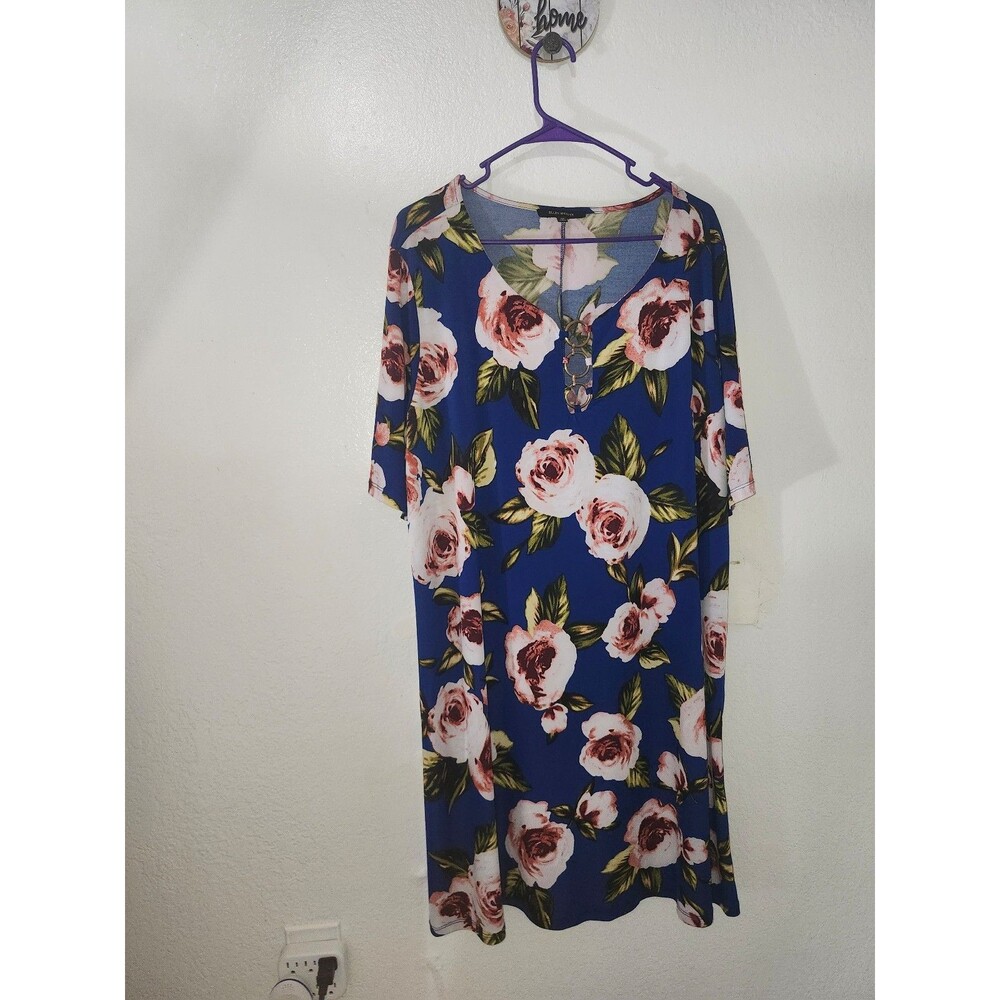 Ellen Weaver Open Front with Metal Circles Dress 3X